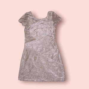 Free People Gold Mini Dress